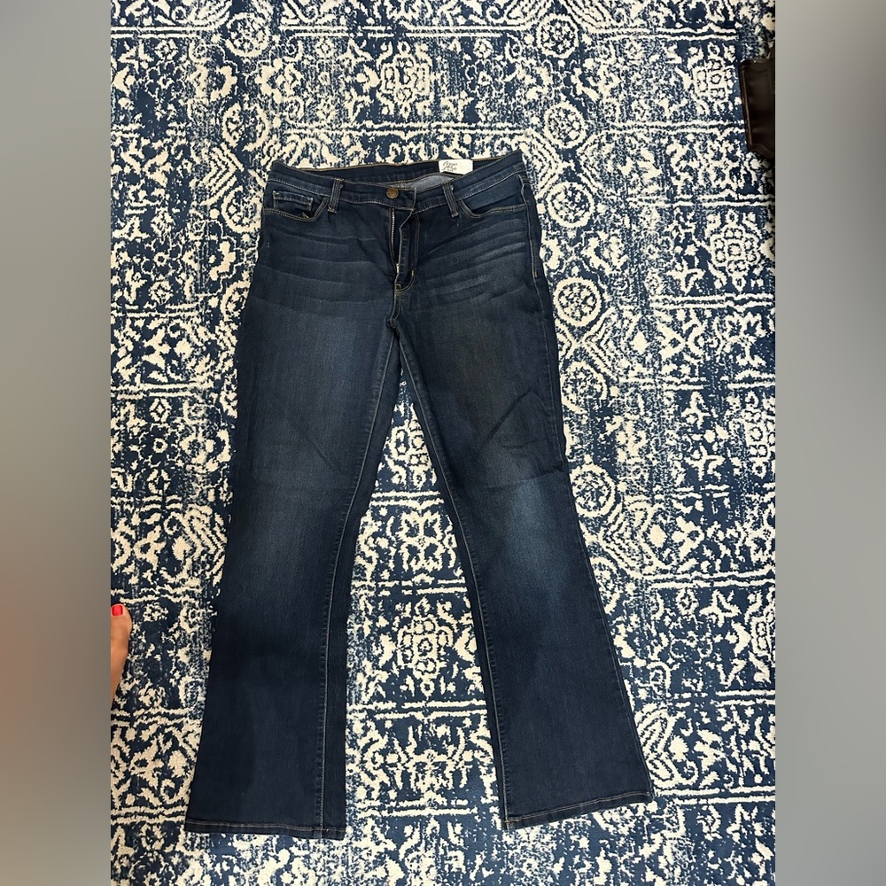 Dark Blue Flare Women's Jeans